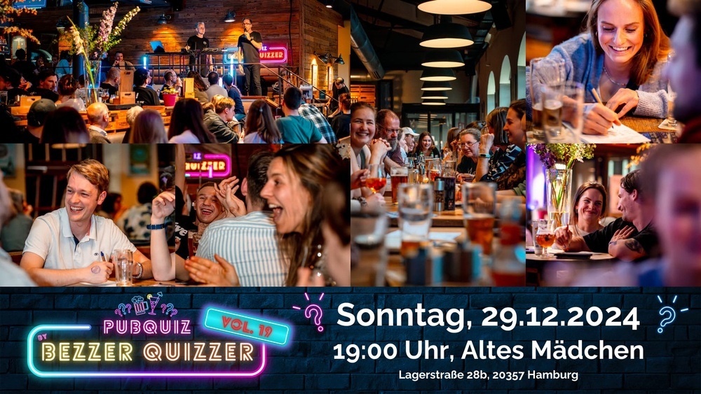 Bezzer Quizzer Pubquiz - Vol. 19 - HH-Schanze