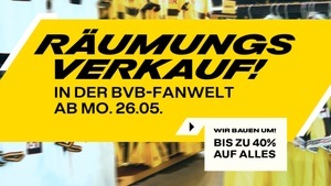 BVB-Fanwelt Räumungsverkauf