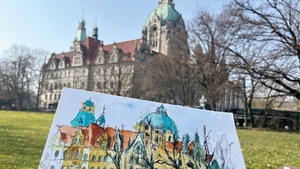 Zeichnen und Malen auf historischen Spuren