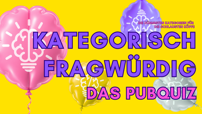 Kategorisch Fragwürdig Pubquiz x WeMeet