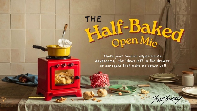 The Half-Baked Open Mic by 3AM:Energy