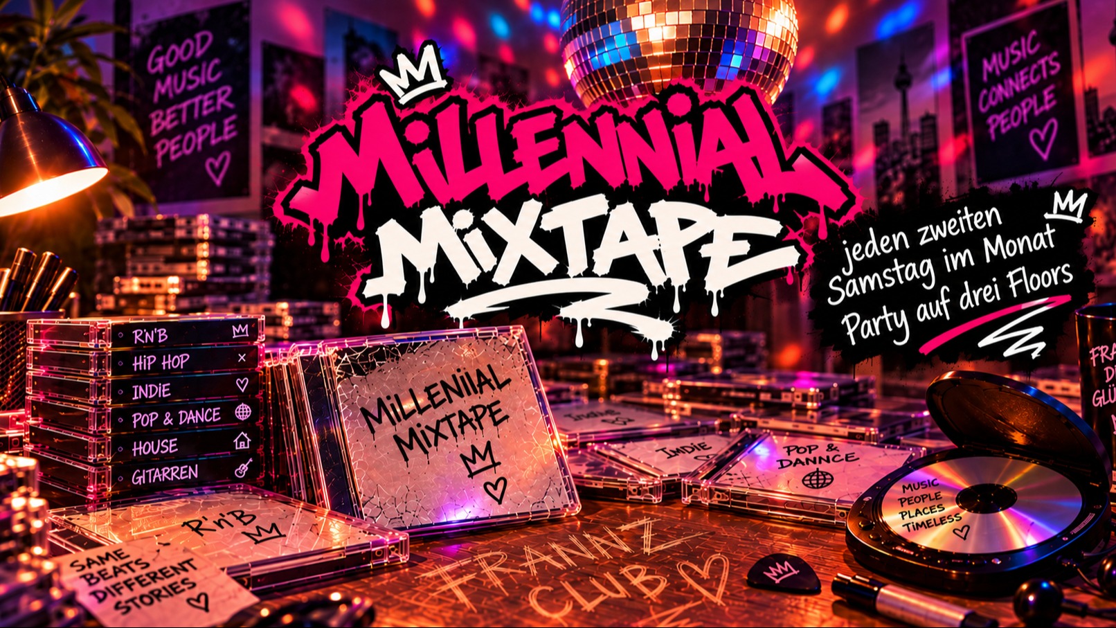 Millennial Mixtape - Das Revival der Nullerjahre auf 3 Floors!-