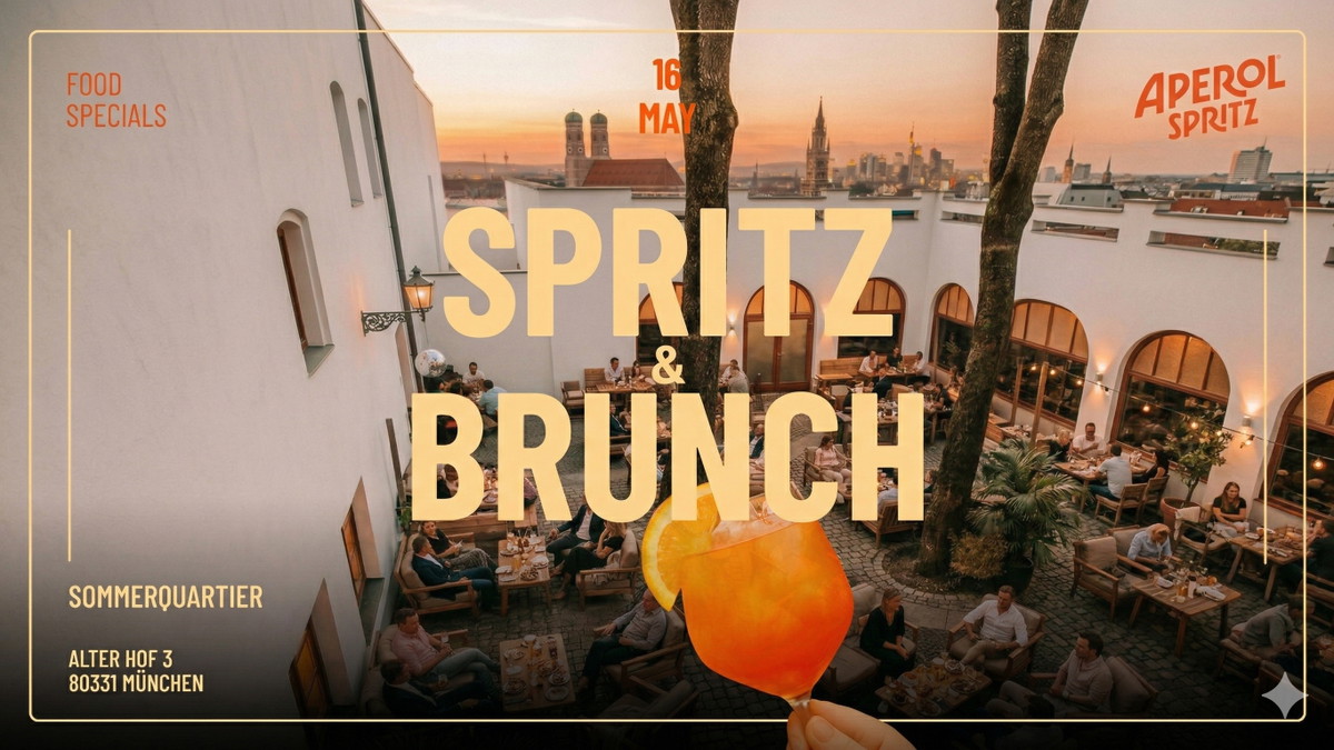 Titelbild der Veranstaltung Spritz & Brunch im Sommerquartier