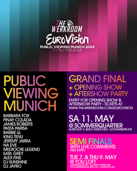 Eurovision Public Viewing Grand Final + Opening Show + Aftershow Party