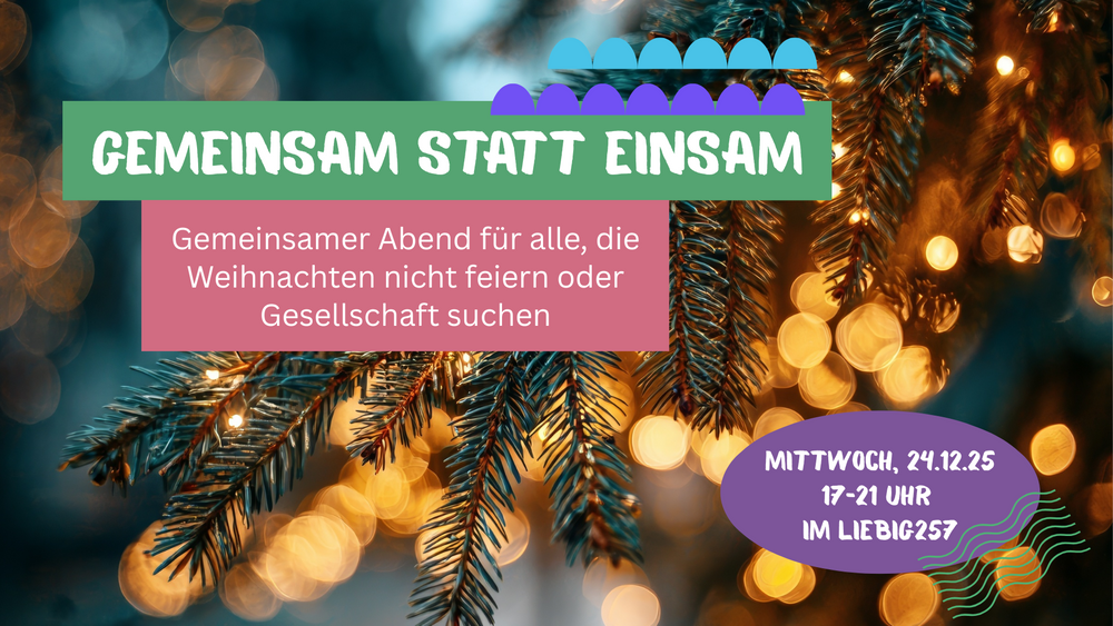 Gemeinsam statt einsam!
