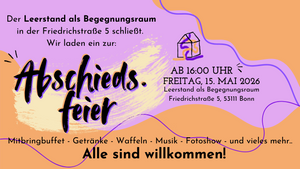 Abschiedsfeier vom Leerstand als Begegnungsraum