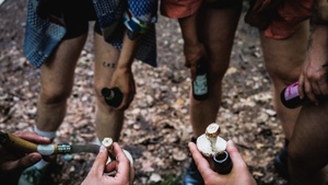 Waldgang mit Localbier