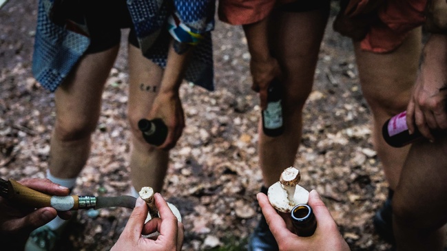Waldgang mit Localbier
