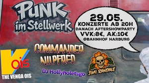 Punk im Stellwerk! Feat.: THE VENGA OIS, COMMANDER NILPFRED, JIMI RANDALE,
