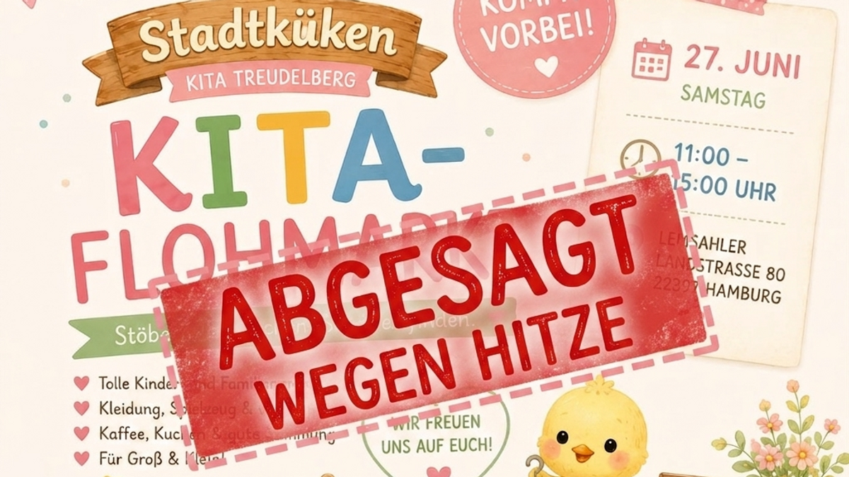 Flohmarkt an der Stadtküken Kita Treudelberg