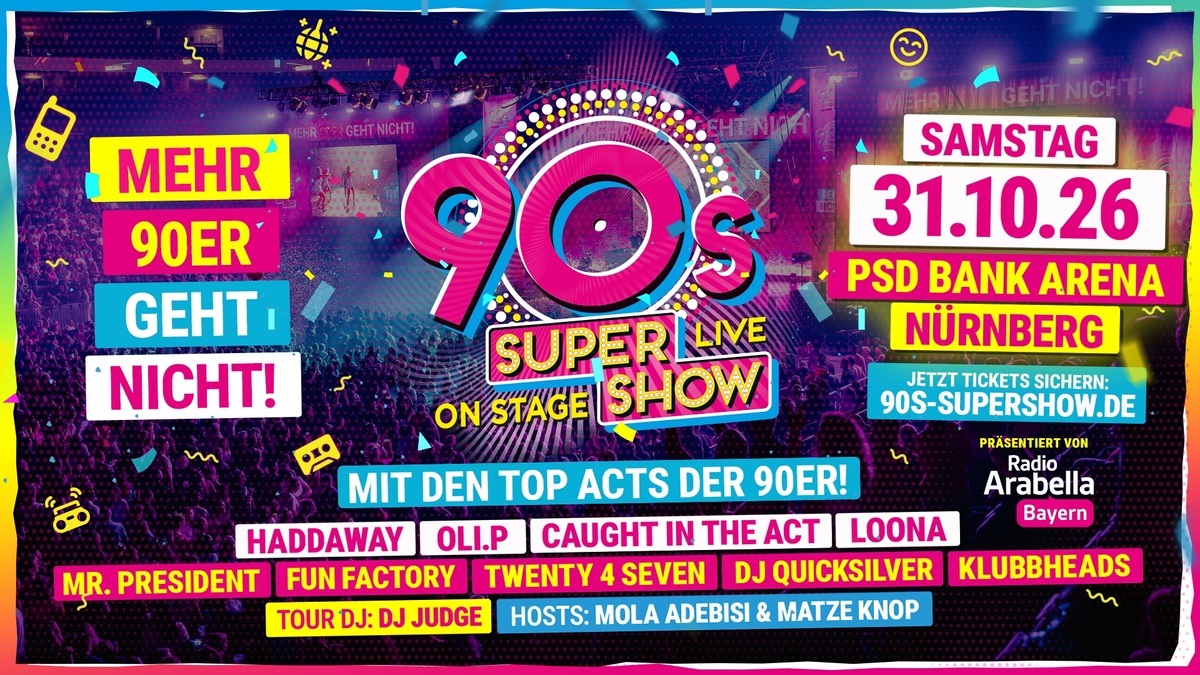 90s Super Show Nürnberg 2026