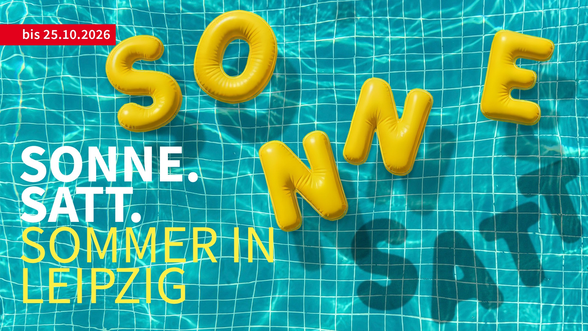 Sonne. Satt. Sommer in Leipzig