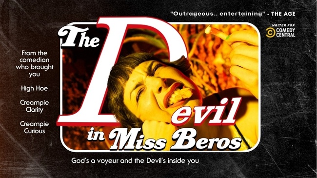 The Devil in Miss Beros: Erotica-inspired Existentialist Stand-Up Comedy in English