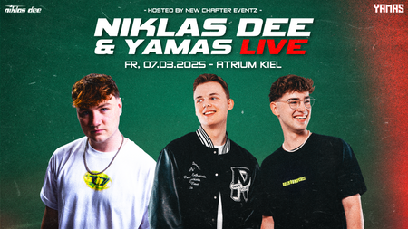 NEW CHAPTER präsentiert: NIKLAS DEE & YAMAS "LIVE"