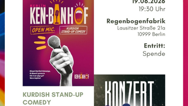 "Kurdish Stand-Up Comedy" - im RegenbogenKino