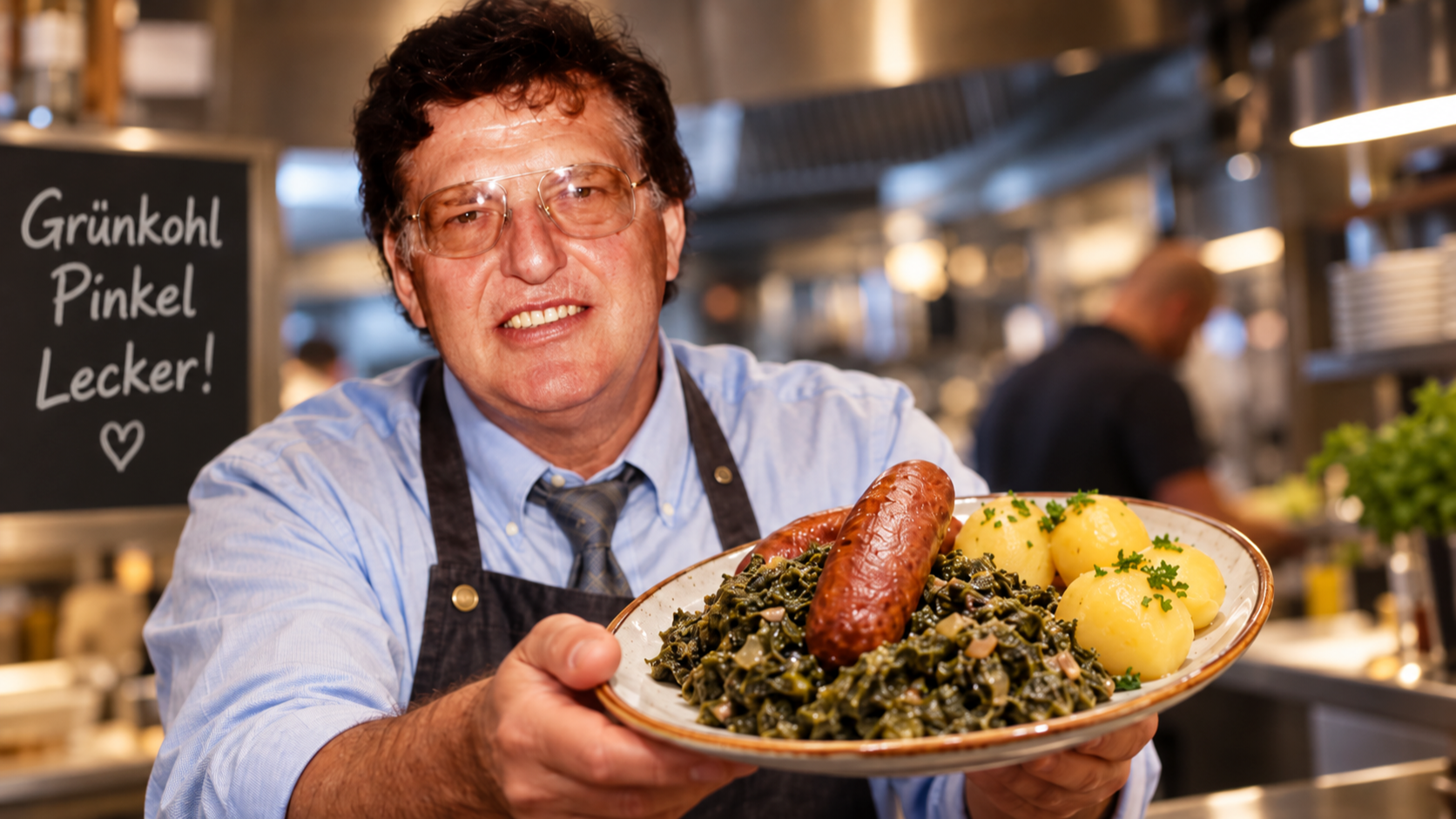 Grünkohl-satt-essen in der Dorfkneipe "Zum Klaus"