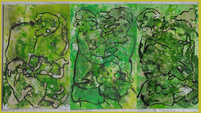 68elf studio zeigt Kunst auf der Baustelle mit Regina Maria Bußmann:Im Grünen bebt die Wiese