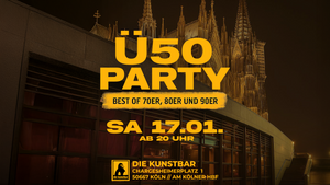 🎉 Die Ü50-Party in der Kunstbar – auf in die nächste Runde! 🎉