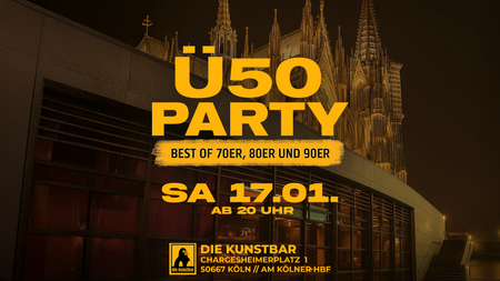 🎉 Die Ü50-Party in der Kunstbar – auf in die nächste Runde! 🎉