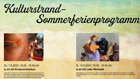 Kulturstrand Sommerferienprogramm