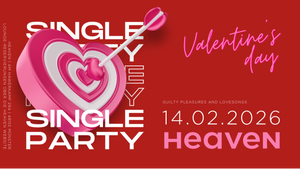 Valentinstags Singe Party