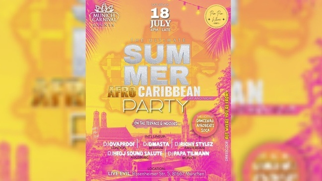 SUMMER Afro Caribbean Party