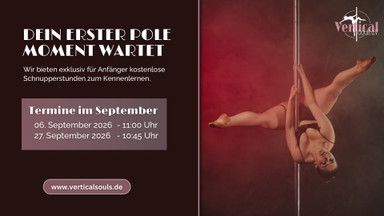 Pole fitness class for absolute beginners