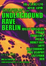 UNDERGROUND RAVE BERLIN - LOST PLACE LOCATION - 10 ACTS - 2 FLOORS