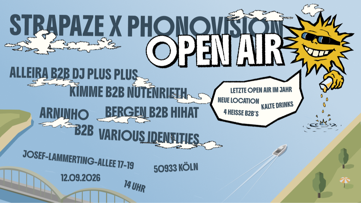Titelbild der Veranstaltung ☀️STRAPAZE X PHONOVISION OPEN AIR☀️