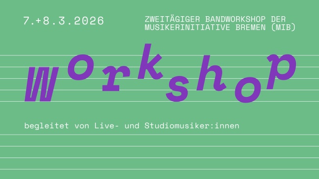 Bandworkshop der Musikerinitiative Bremen