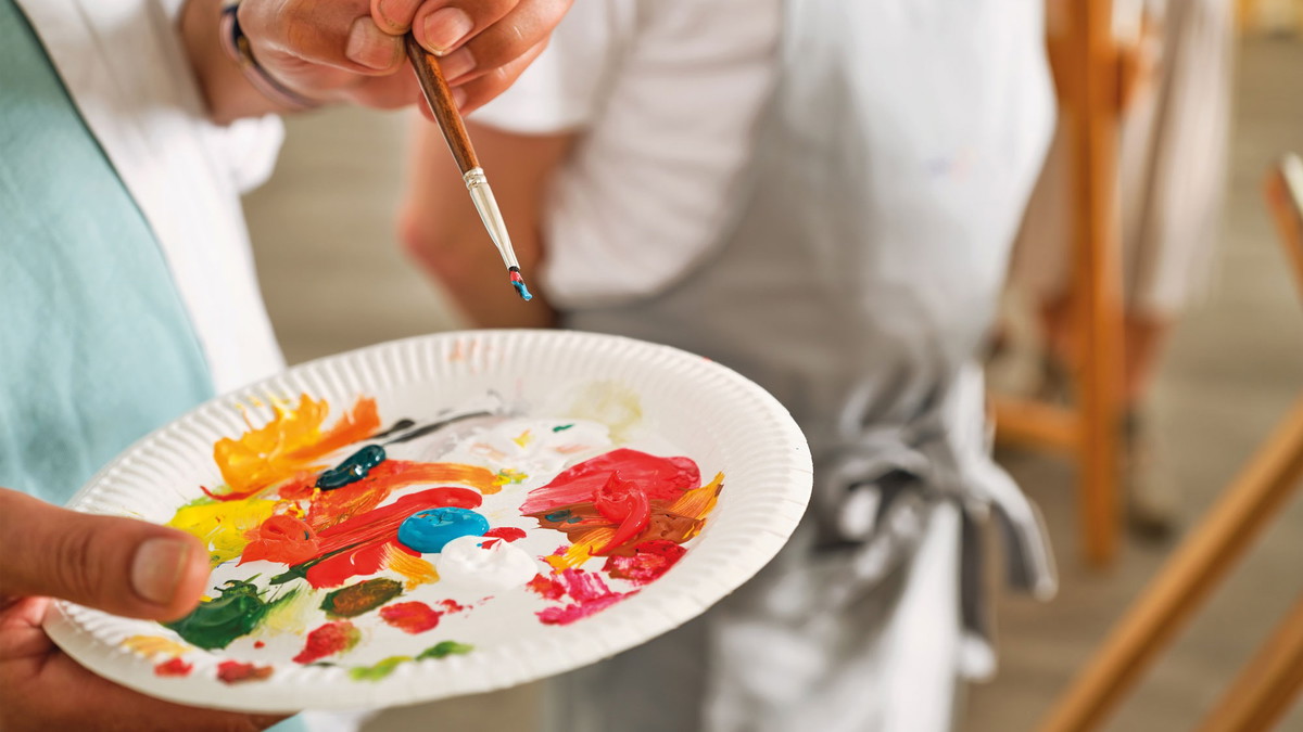Titelbild der Veranstaltung Kunst mit Kindern - Fortbildung in der Kleingruppe zum kreativen Arbeiten an Grundschulen