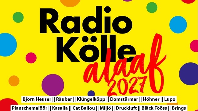Radio Köln Weiberfastnachtsbühne 2027