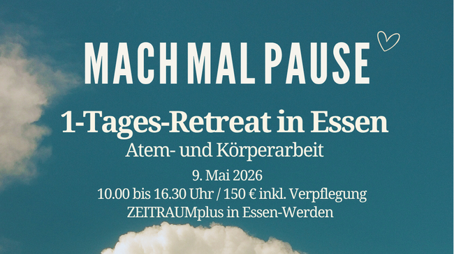 Mach' Mal PAUSE - AtemRetreat für Coaches, Therapeut'innen & Trainer'innen