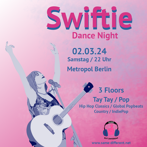 Swiftie Dance Night - a party inspired by queen Taylor Swift