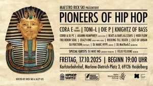 Pioneers of Hip Hop Jam – Cora E., Die P., Toni-L and many more