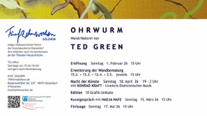 OHRWURM - Ausstellung von Ted Green in Fünfzehnwochen Golzheim