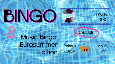 Bingo & Music Bingo: Eurosummer Edition