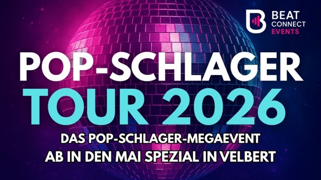 Pop Schlager Tour 2026 - Ab in den Mai Spezial Velbert