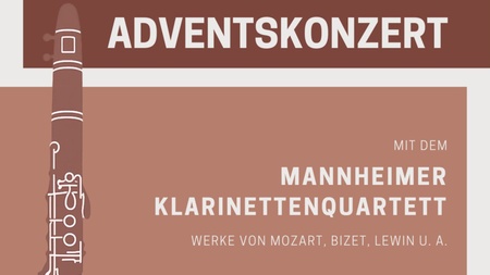 Adventskonzert des Mannheimer Klarinettenquartetts