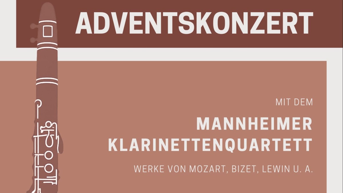 Adventskonzert des Mannheimer Klarinettenquartetts