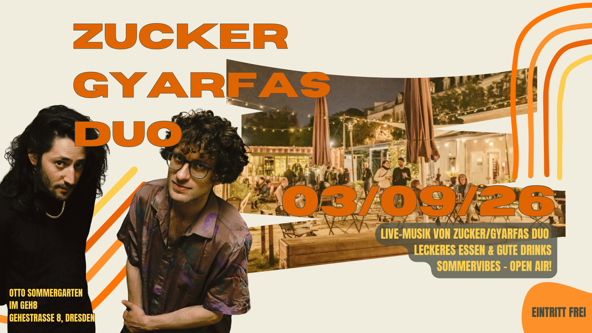 Titelbild der Veranstaltung Gabriel Zucker & Attila Gyárfás – Jazz-Duo aus New York und Budapest