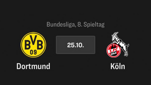 1. Bundesliga, 8. Spieltag, BVB - 1. FC Köln