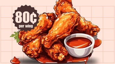 80¢ Wing Specials
