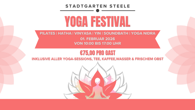 Yoga Festival im Stadtgarten Steele