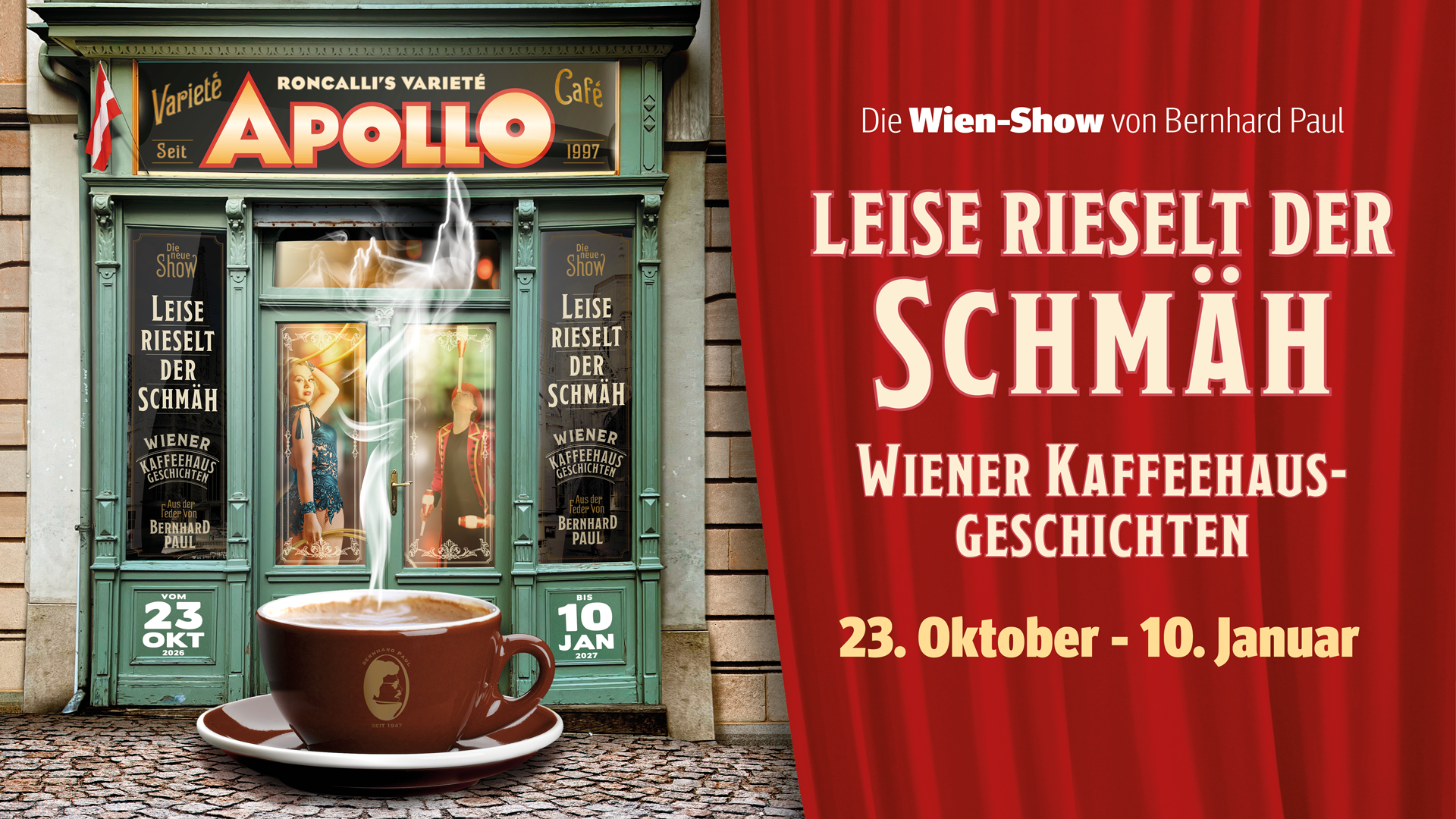 Leise rieselt der Schmäh – Wiener Kaffeehausgeschichten