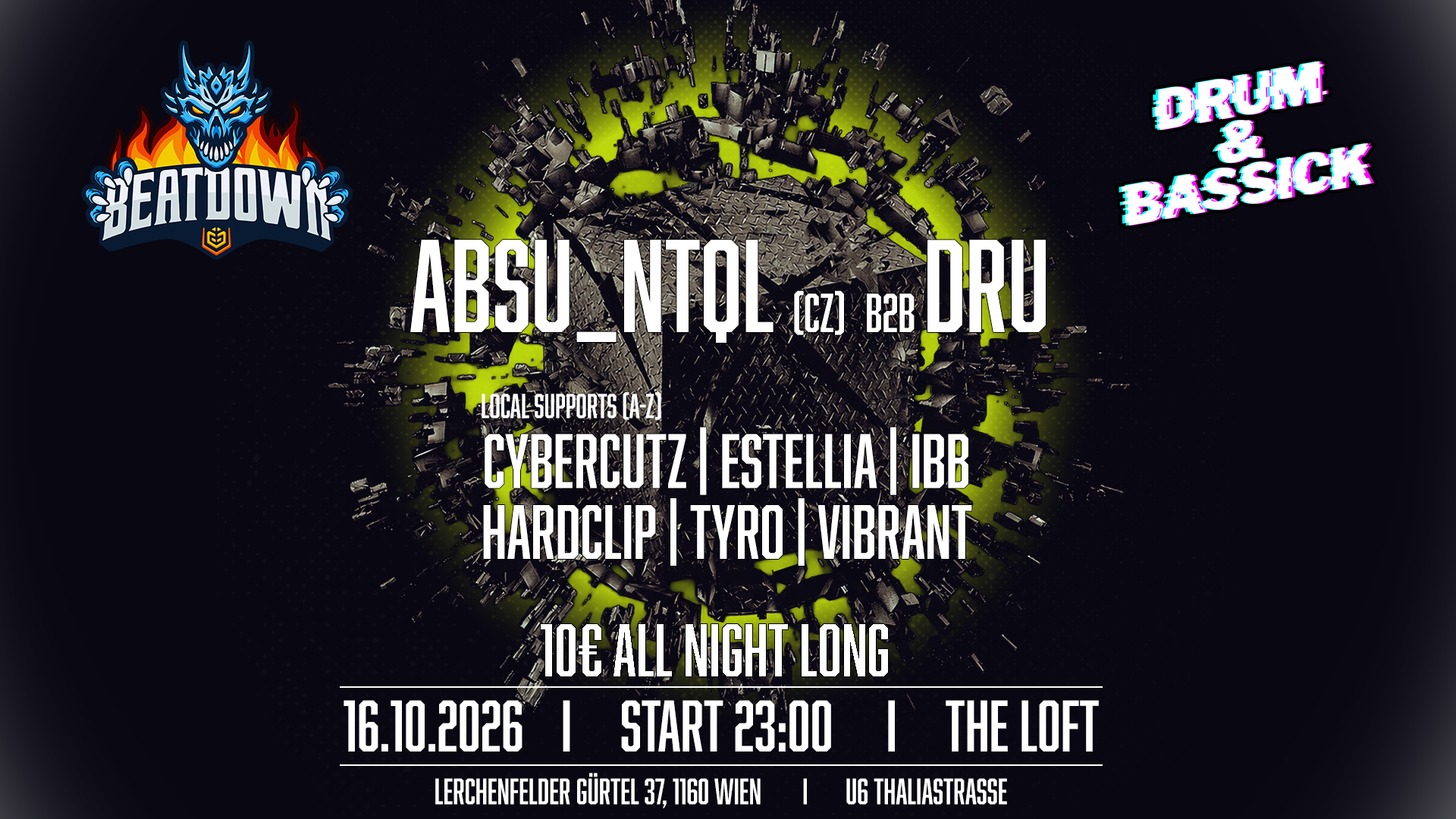 BEATDOWN x DRUM & BASSICK