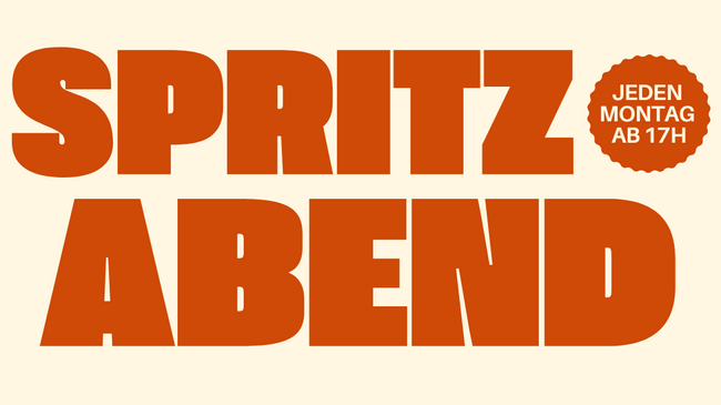 Spritzspecial - jeden Spritz montags ab 17 Uhr für 5€ 🌟🍊