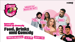 Comedy Bubbles, Comedy in Stuttgart mit Food & Drinks
