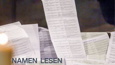 Namen lesen - 24 Stunden Gedenkaktion