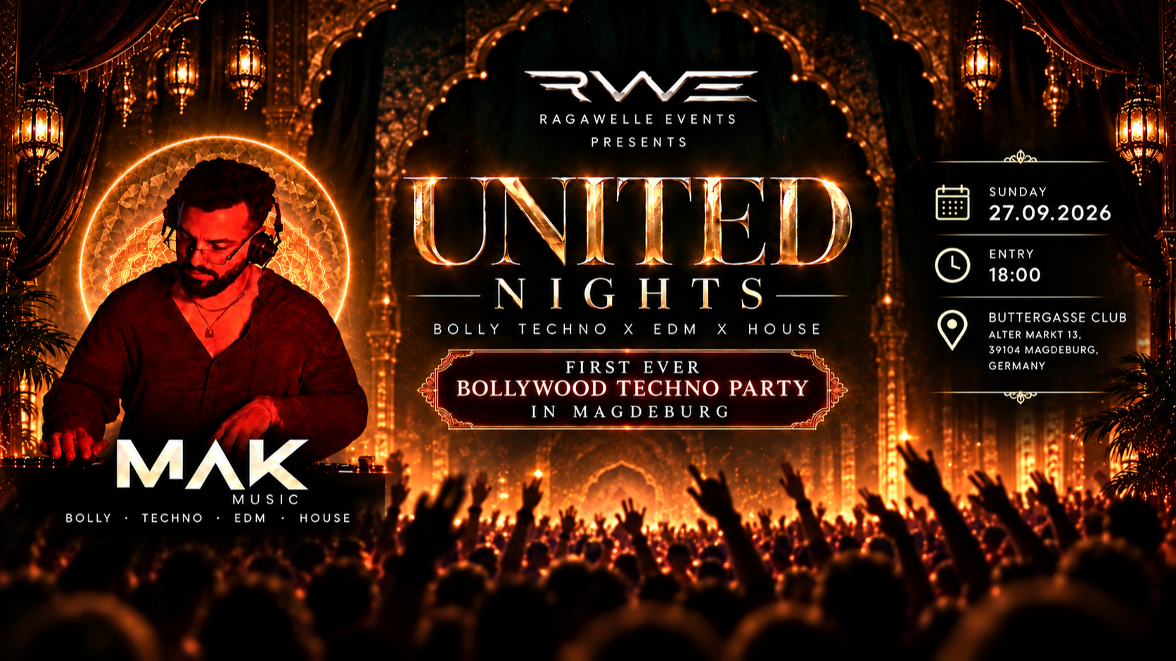 UNITED NIGHTS - BOLLYTECHNO